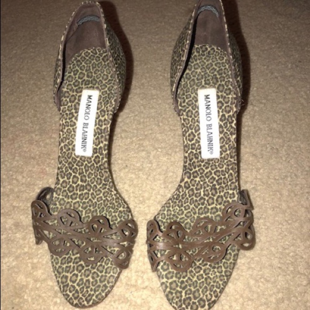 Manolo Blahnik Cheetah Heel